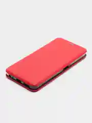 Красный чехол-книжка для Tecno Spark  10 / 10C , Техно Спарк 10 / 10С