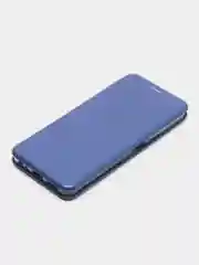 Синий чехол-книжка для Tecno Spark  10 / 10C , Техно Спарк 10 / 10С
