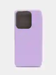 Сиреневый чехол-книжка для Tecno Spark  10 / 10C , Техно Спарк 10 / 10С