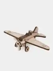Деревянный конструктор "Самолет И-16", 9 деталей