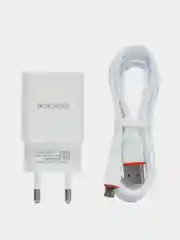Блок питания с кабелем micro-USB, универсальный зарядный адаптер