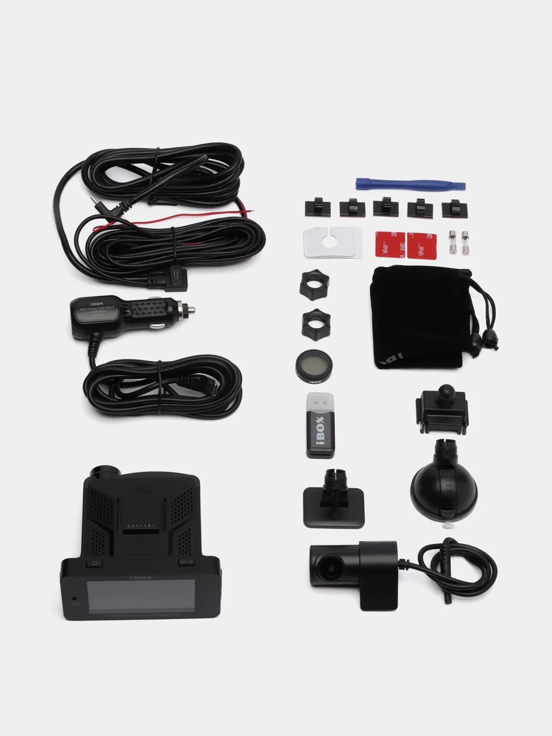 Сигнатурный комбо iBOX F5 LaserScan + Внутрисалонная камера RC FHD6