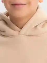 Бежевый костюм спортивный, детский, утеплённый, на флисе