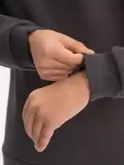 Черный костюм спортивный, детский, утеплённый, на флисе