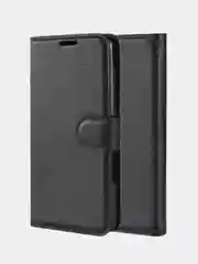 Черный чехол-книжка Xiaomi Redmi 8A с магнитной застежкой и визитницей