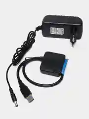 Переходник SATA USB для жестких дисков 2.5", 3.5" с внешним питанием