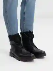 Черный полусапоги зимние мужские Rieker из натуральной кожи