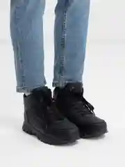 Черный ботинки зимние мужские