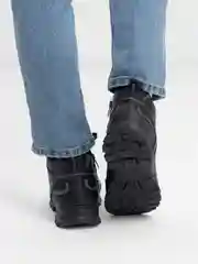 Черный ботинки зимние мужские