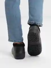 Галоши мужские, утепленные, черные