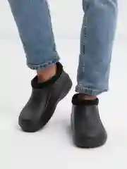 Галоши мужские, утепленные, черные