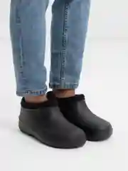 Галоши мужские, утепленные, черные
