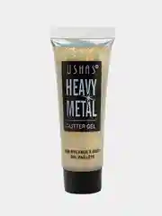 Золотой глиттер гель для лица и тела FARRES "Heavy Metal" с блестками