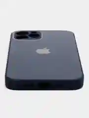 Серый чехол для iPhone Xr/ 11/ 12/ mini/ Pro/ ProMax, силиконовый со стеклянной панелью