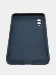 Индиго чехол силиконовый на Samsung Galaxy A02 (Самсунг Галакси А02), цветной, матовый