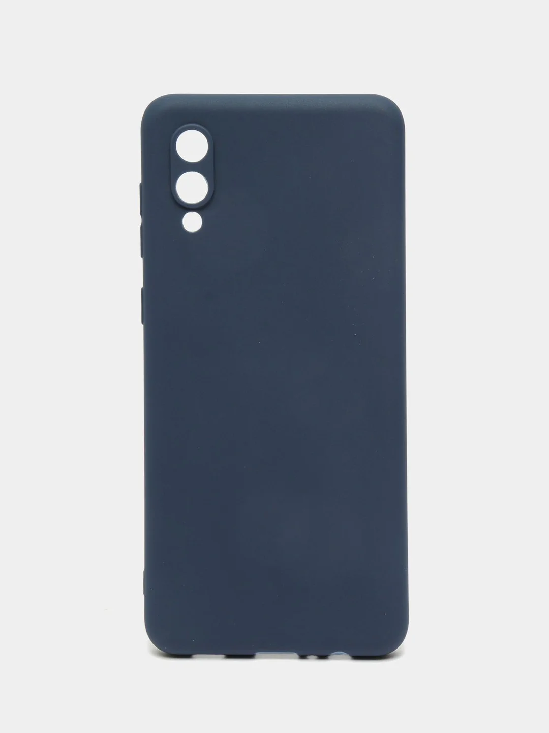Индиго чехол силиконовый на Samsung Galaxy A02 (Самсунг Галакси А02), цветной, матовый