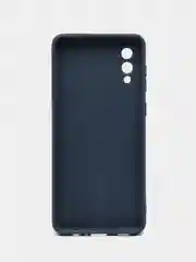 Индиго чехол силиконовый на Samsung Galaxy A02 (Самсунг Галакси А02), цветной, матовый