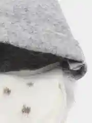 Белый новогодний чехол для бутылки