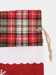 Разноцветный новогодний чехол для бутылки