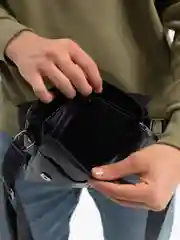 Черный сумка мужская через плечо Callena