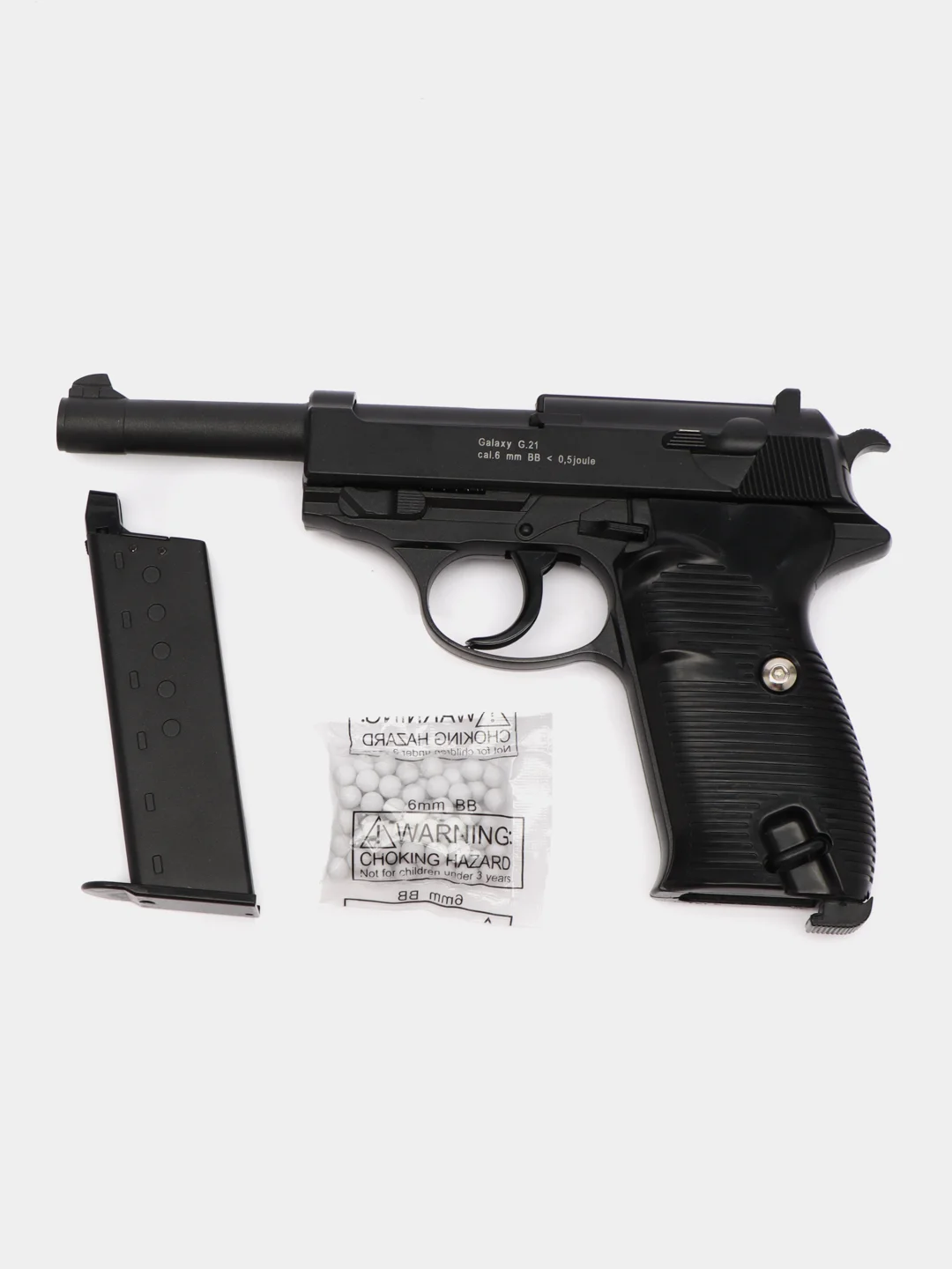 Пневматический страйкбольный пистолет Walther P38 , калибр 6мм