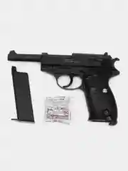 Пневматический страйкбольный пистолет Walther P38 , калибр 6мм