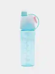 Голубой бутылка для воды, с распылителем