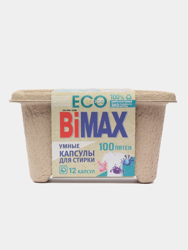 Капсулы для стирки Bimax 100 пятен, 12 шт