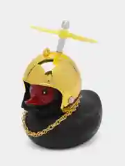 Карамельный игрушка утка в шлеме и очках с пропеллером, в машину