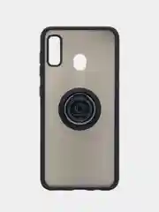 Чехол противоударный Samsung A03S, A20, A30, A22, M22, M32 с кольцом и функцией подставки