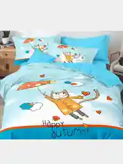 Голубой boris kids Детское постельное белье 1,5 сп, 50 х 70, хлопок 100%