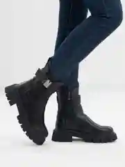 Черный женские ботинки, осенние