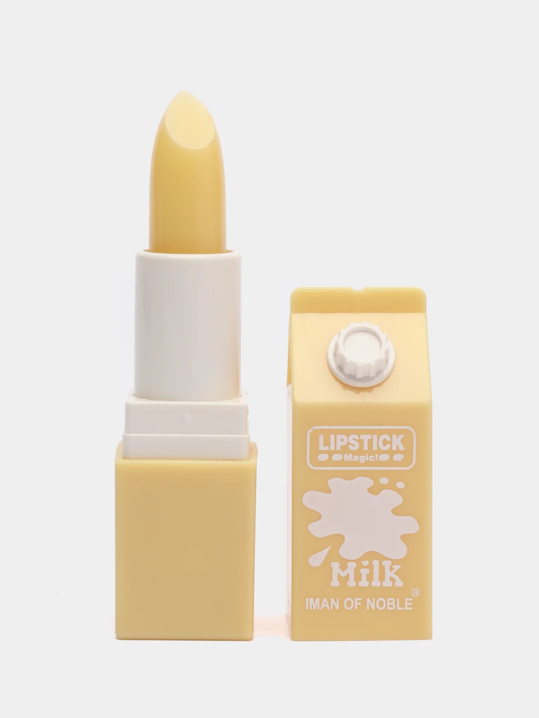 Лимонный увлажняющий бальзам-тинт для губ "Milk", помада с ароматом фруктов, восстанавливающая