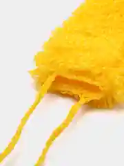 Желтый мочалка ручной работы