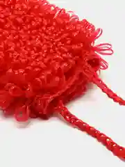 Красный мочалка ручной работы