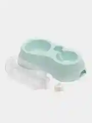 Голубой миска для кошек с автоматической подачей воды
