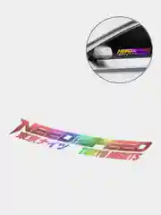 Need For Speed - переливающаяся наклейка на авто nfs игры гонки most wanted токио drift