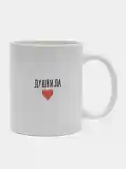 Красный кружка "Душнила", "Биба и Боба", "Пупа Лупа", 320 мл
