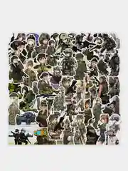 Стикеры девушки солдаты, военные