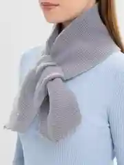 Серый шарф-снуд