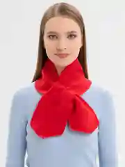 Вишнёвый шарф-снуд