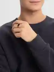 Лимонный перстень мужской