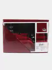 Бордовый постельное белье, евро комплект, сатин, хлопок, подарочное