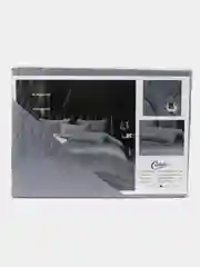 Хром постельное белье, евро комплект, сатин, хлопок, подарочное