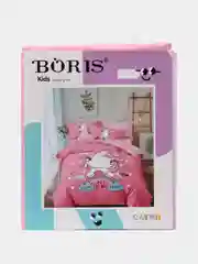 Розовый boris kids Детское постельное белье 1,5 сп, 50 х 70, хлопок 100%