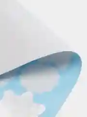 Алый наклейка на окно новый год, новогодняя, снежинка, дед мороз, двусторонняя, статическая