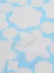 Вишнёвый наклейка на окно новый год, новогодняя, снежинка, дед мороз, двусторонняя, статическая