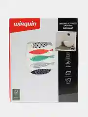 Белый сиденье для унитаза Wirqiun "Сардины", микролифт, МДФ, нержавеющая сталь, 20722979