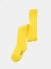 Желтый колготки детские для девочки, мальчика, 100% хлопок