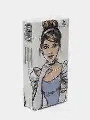 Набор 15 пачек бумажных платочков"Принцессы"с рис,4 сл,21х21 см, World Cart (PCS/набор/15)